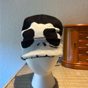 Black and White Skull Beanie